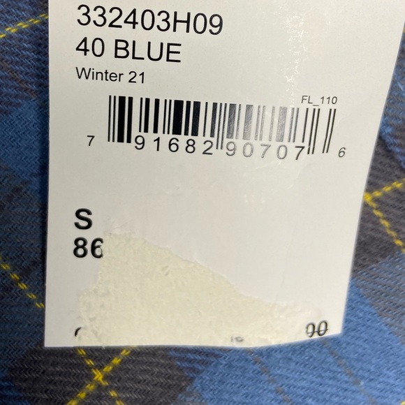 Heritage Report Collection Buffalo Check Woven Shirt S New With Tags - Picture 2 of 7